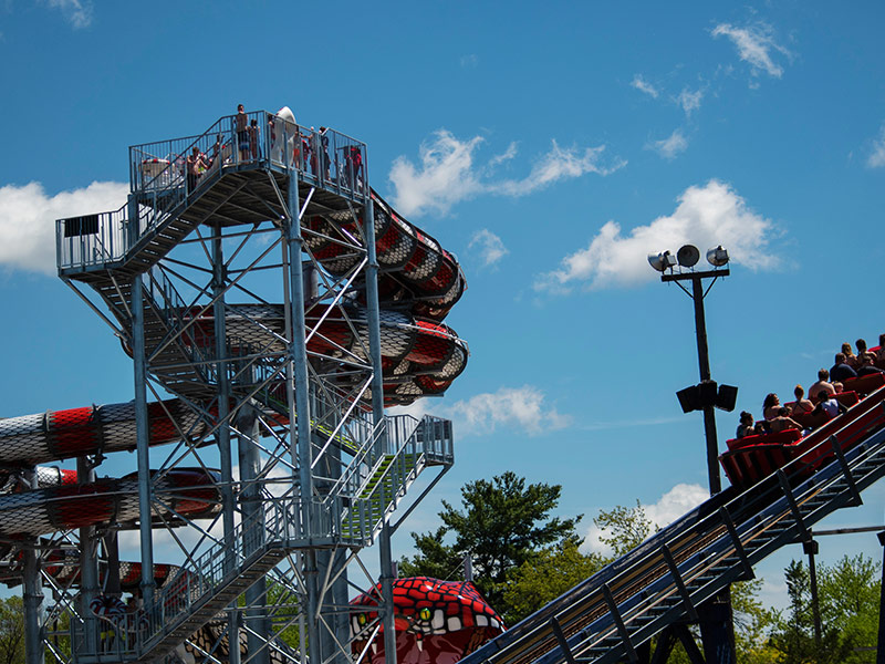 What is the best slide at Noah's Ark?