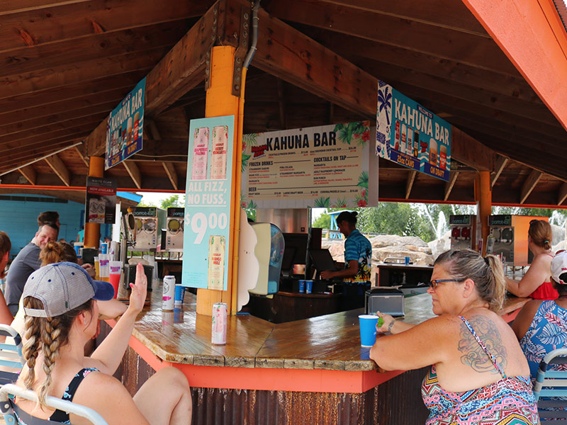 People sitting at the bar