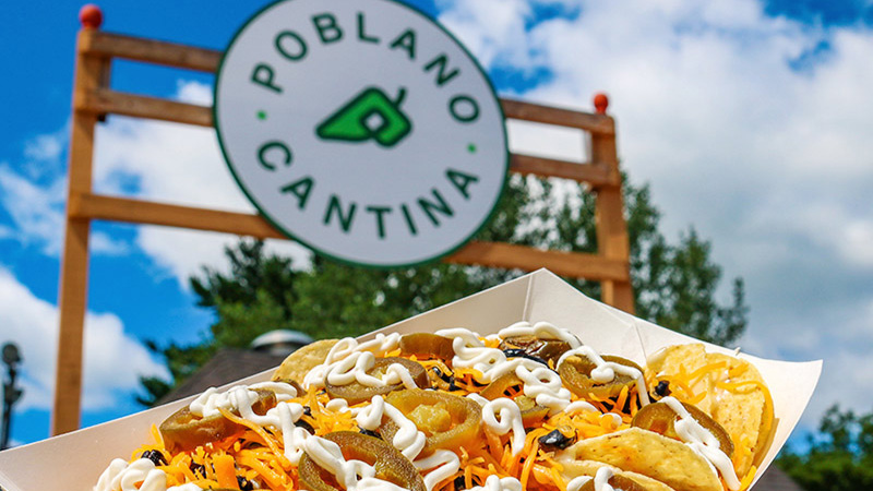 Poblano Cantina nachoes
